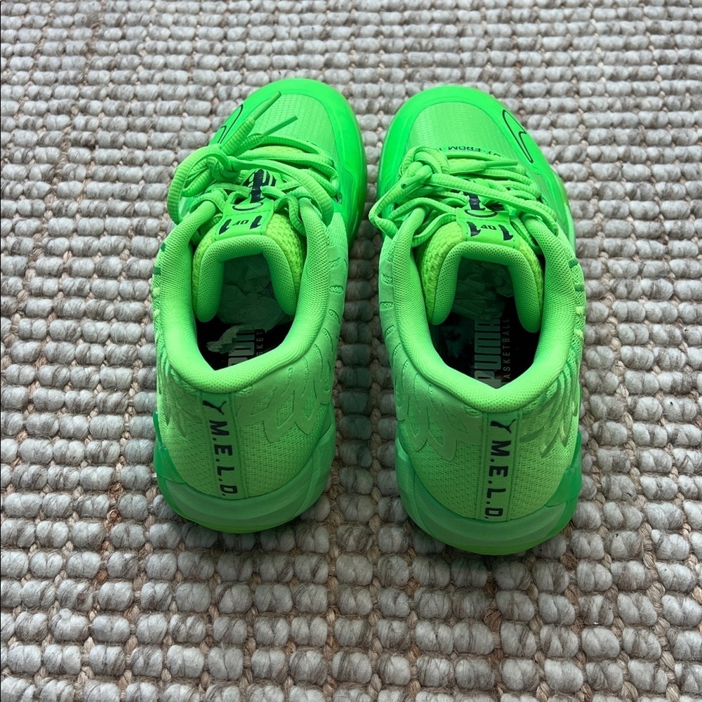 Puma Neon Green Melo Sneakers!! - Picture 3 of 8